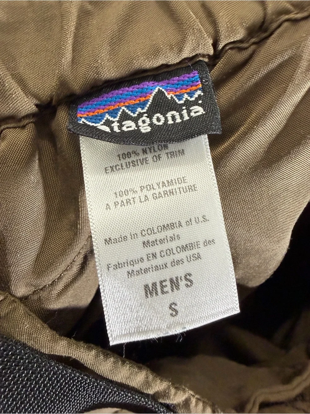 Patagonia Men's Brown Outdoor Hybrid Shorts with Webbing Belt
